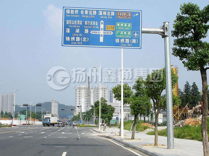 BZG-008，交通標志桿，八棱交通標志桿
