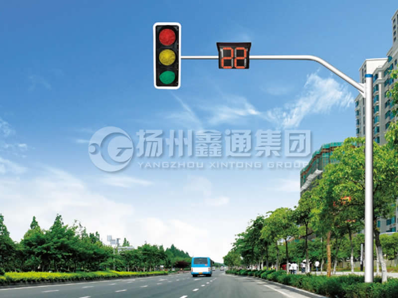 XHDG-010，彎臂信號燈桿，臨沂信號燈桿
